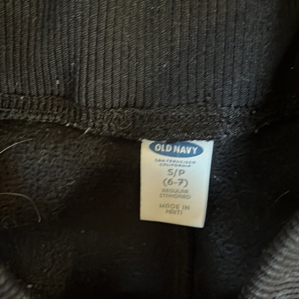 Old Navy fleece sweatpants, size 6/7 - Picture 2 of 2